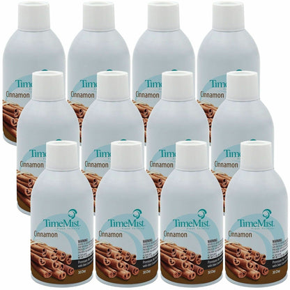 TimeMist Cinnamon Premium Air Freshener Spray - Aerosol - 5.3 fl oz (0.2 quart) - Cinnamon - 30 Day - Long Lasting, Odor