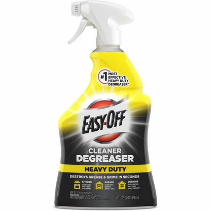 Easy-Off Cleaner Degreaser - Ready-To-Use - 32 fl oz (1 quart) - Heavy Duty - Clear - 6 / Carton