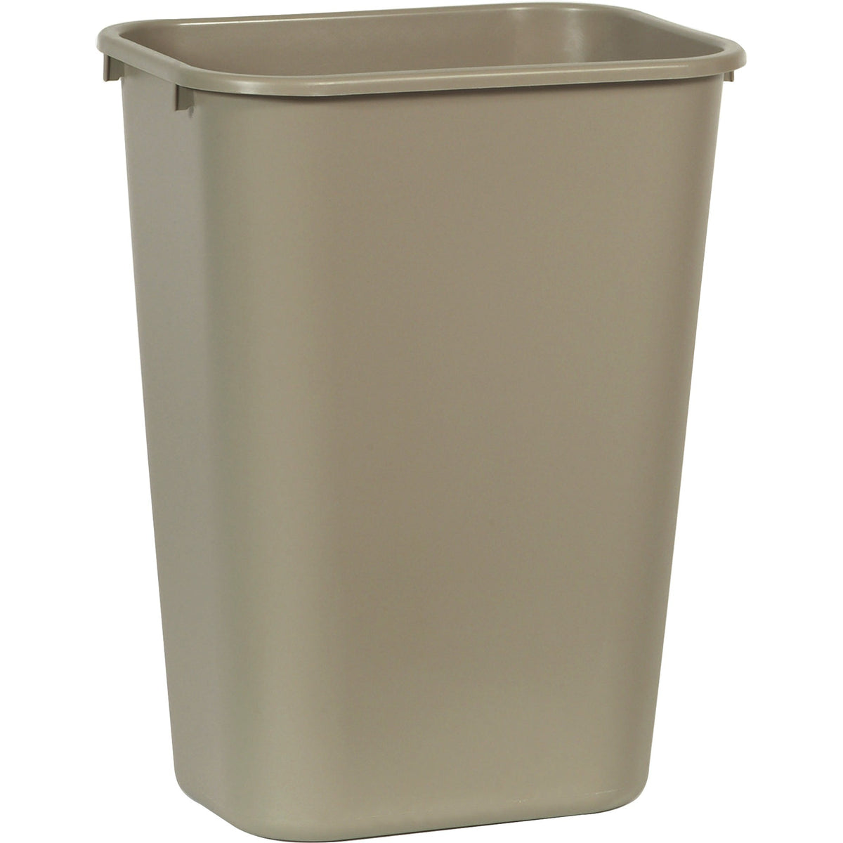 Rubbermaid Commercial 41 QT Large Deskside Wastebaskets - 10.25 gal Capacity - Rectangular - 12 / Carton