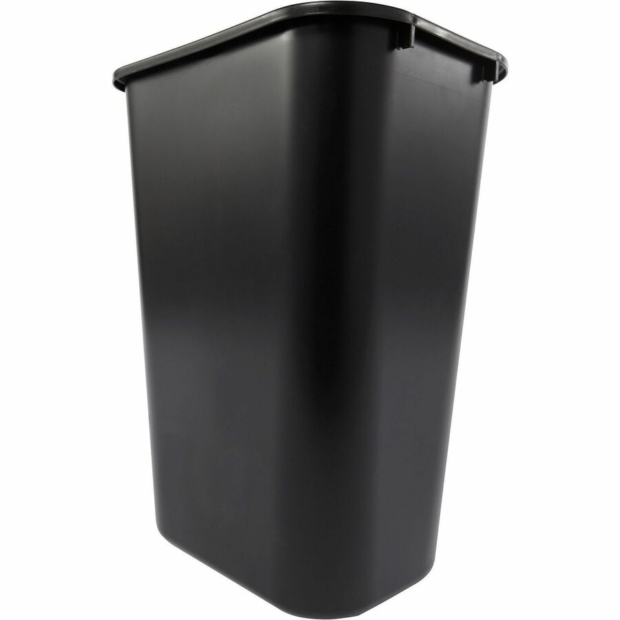 Rubbermaid Commercial 41 QT Large Deskside Wastebaskets - 10.25 gal Capacity - Rectangular - 12 / Carton
