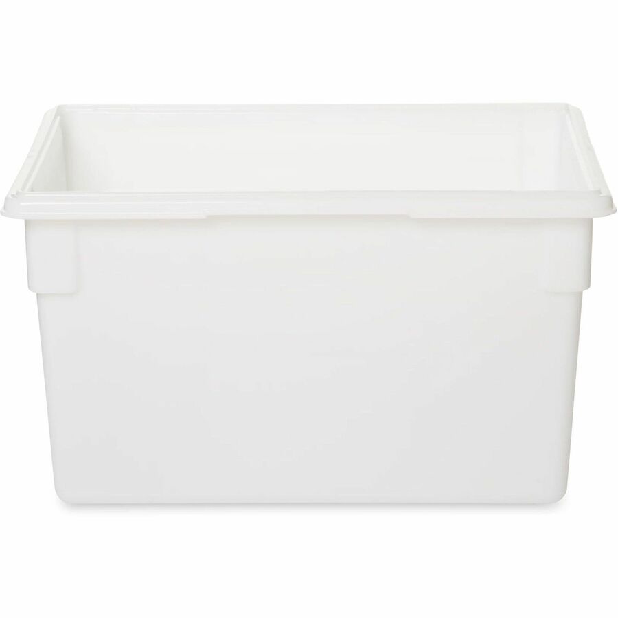 Rubbermaid Commercial 21.5-Gallon Food/Tote Boxes - Transporting, Storing - Dishwasher Safe - Clear - Plastic, Polycarbo