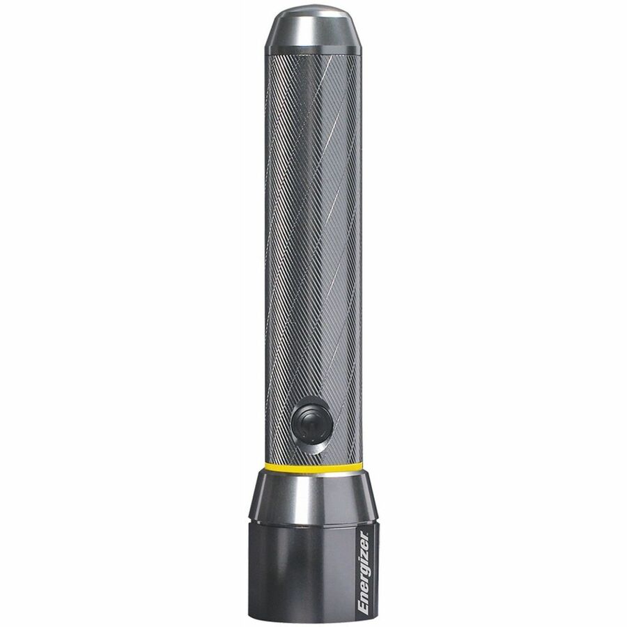 Energizer Vision HD Flashlight with Digital Focus - LED - 1300 lm Lumen - 6 x AA - Battery - Metal - Chrome - 4 / Carton