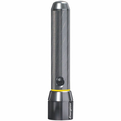 Energizer Vision HD Flashlight with Digital Focus - LED - 1300 lm Lumen - 6 x AA - Battery - Metal - Chrome - 4 / Carton