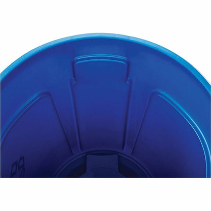 Rubbermaid Commercial Brute 32-Gallon Vented Recycling Containers - 32 gal Capacity - Round - 6 / Carton