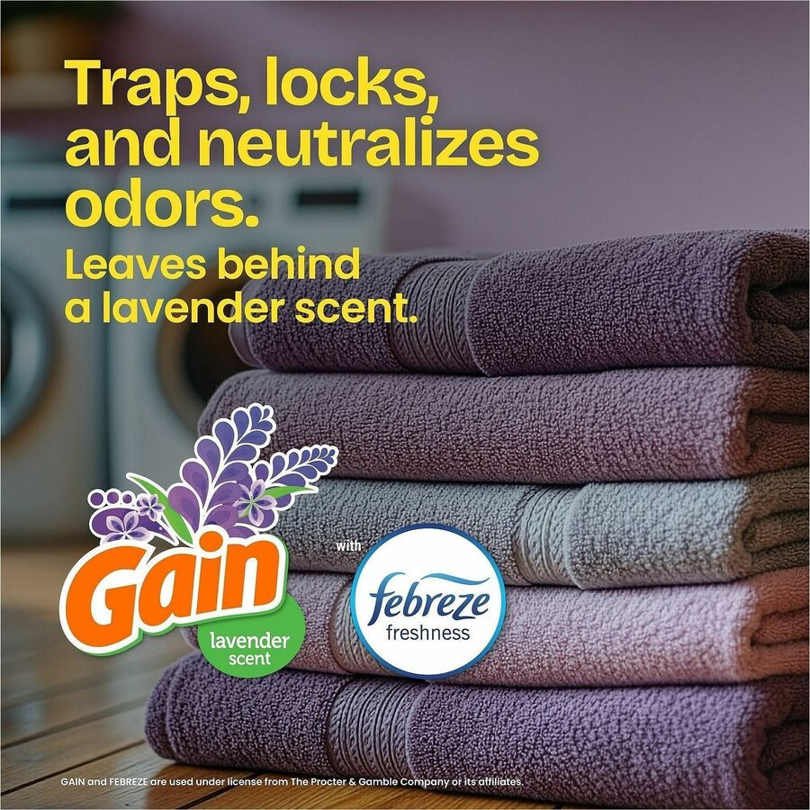 Glad ForceFlex Tall Kitchen Drawstring Trash Bags - Gain Lavender with Febreze Freshness - 13 gal Capacity - 1 Box