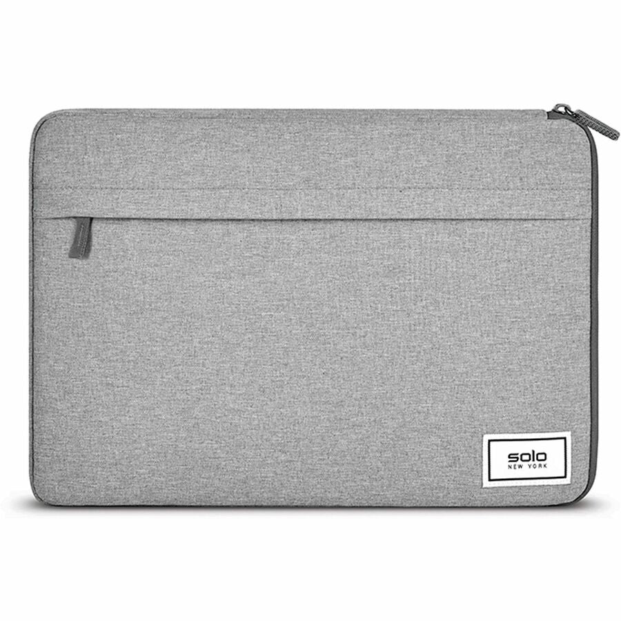 Solo Focus Carrying Case (Sleeve) for 15.6" Notebook - Gray - Bump Resistant, Damage Resistant - 11.3" Height x 16.3" Wi