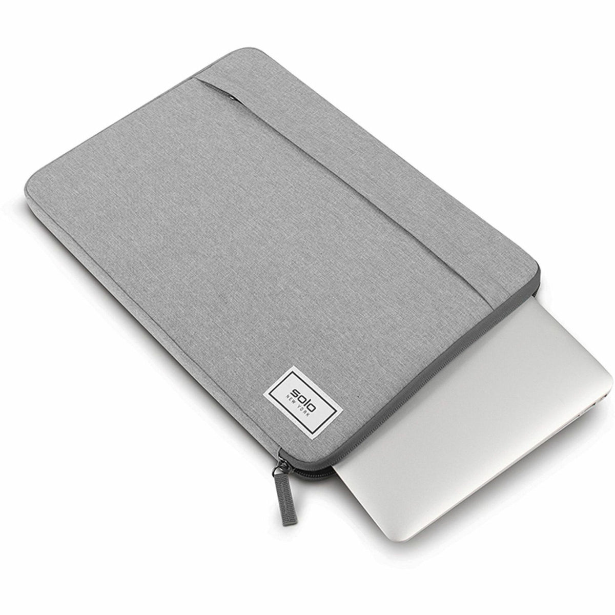 Solo Focus Carrying Case (Sleeve) for 15.6" Notebook - Gray - Bump Resistant, Damage Resistant - 11.3" Height x 16.3" Wi