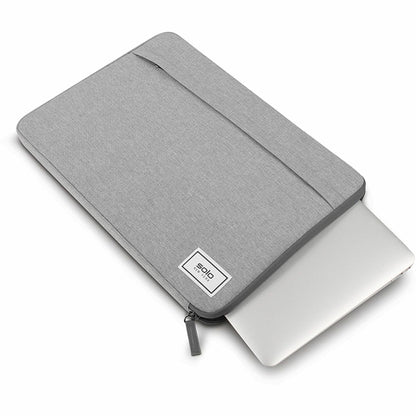 Solo Focus Carrying Case (Sleeve) for 15.6" Notebook - Gray - Bump Resistant, Damage Resistant - 11.3" Height x 16.3" Wi
