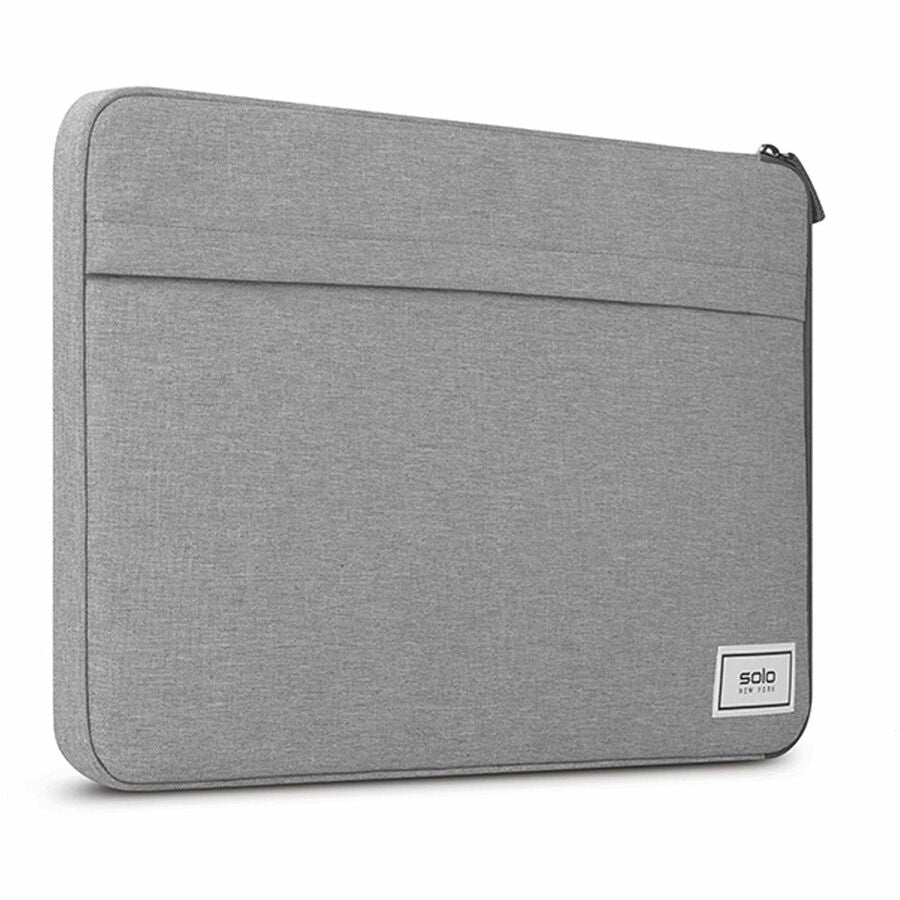 Solo Focus Carrying Case (Sleeve) for 15.6" Notebook - Gray - Bump Resistant, Damage Resistant - 11.3" Height x 16.3" Wi