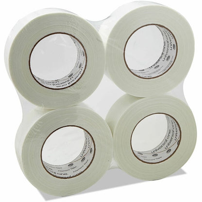 Universal 350# Premium Filament Tape, 3" Core, 48 mm x 54.8 m, Clear - 59.93 yd Length x 1.89" Width x 7.4 mil Thickness
