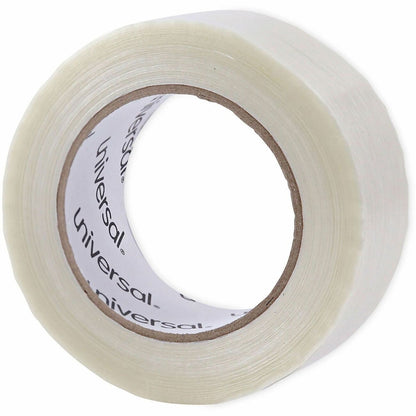 Universal 120# Utility Grade Filament Tape, 3" Core, 48 mm x 54.8 m, Clear - 59.93 yd Length x 1.89" Width x 4.3 mil Thi