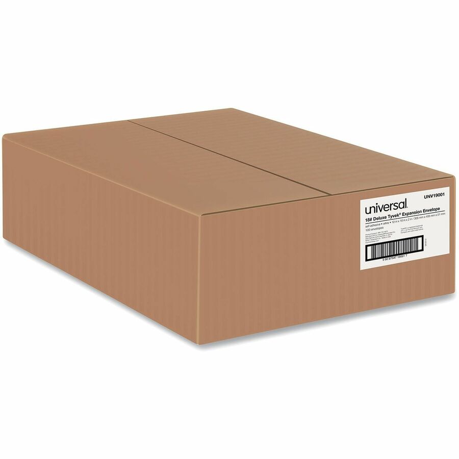 Universal Envelope - Catalog - #15 1/2 - 18 lb - Self Adhesive - White - Tyvek - 100 / Carton