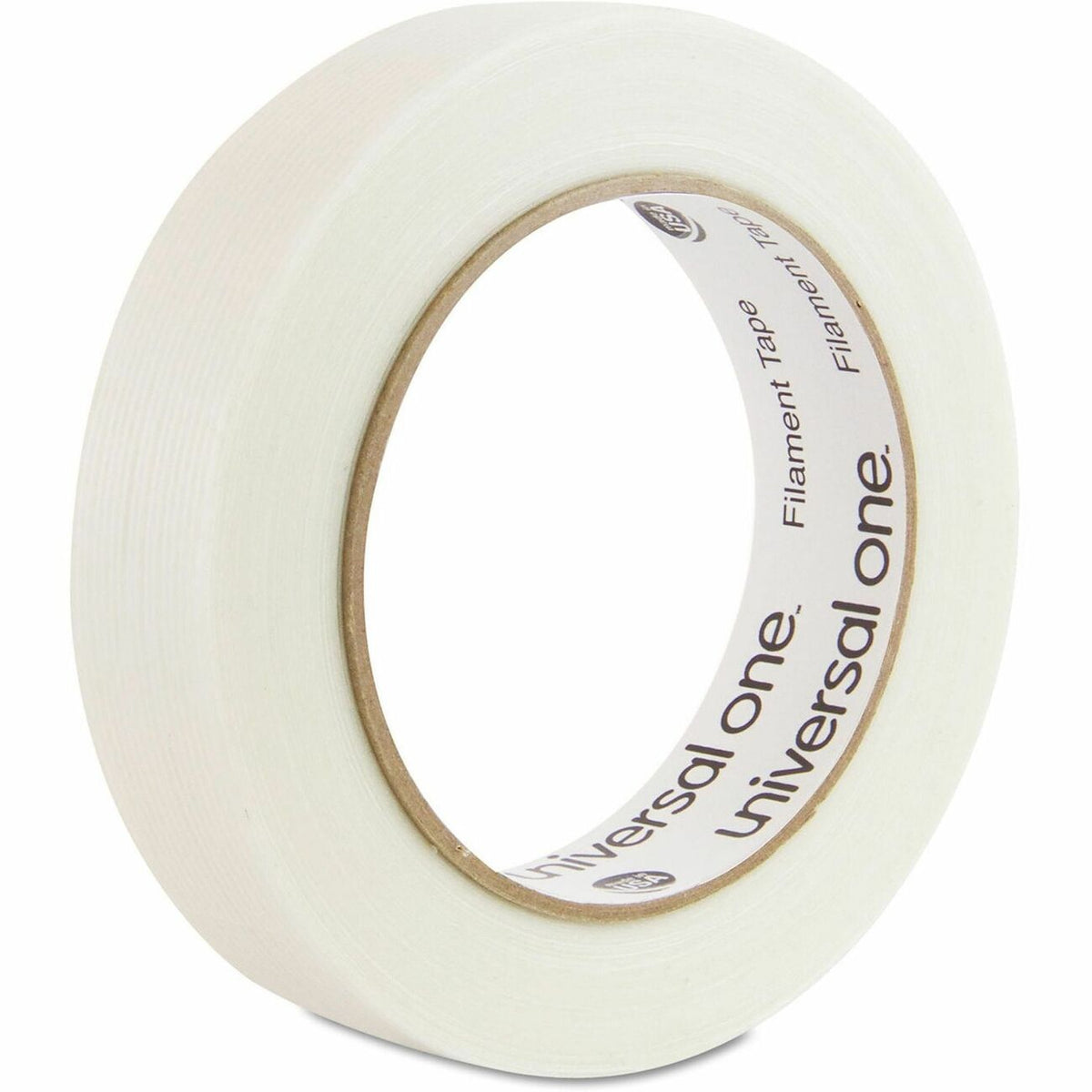 Universal 350# Premium Filament Tape, 3" Core, 24 mm x 54.8 m, Clear - 59.93 yd Length x 0.94" Width x 7.4 mil Thickness