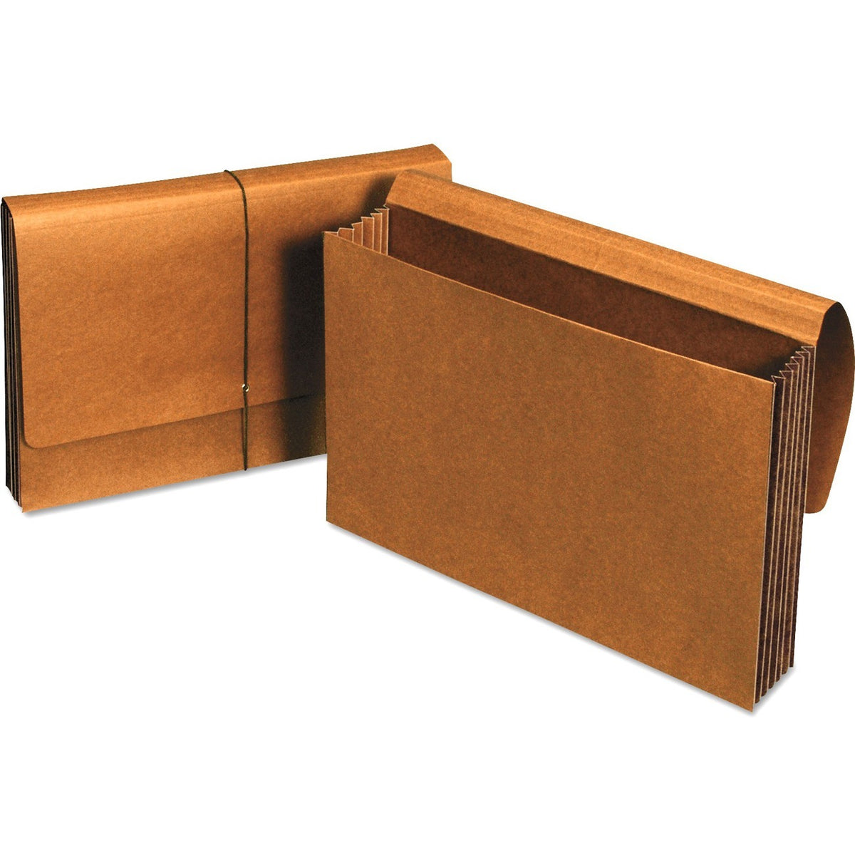 Universal Legal Recycled Expanding File - 8 1/2" x 14" - Capacity5 1/4" Expansion - 1 Pocket - Stock - Redrope - 30% Rec