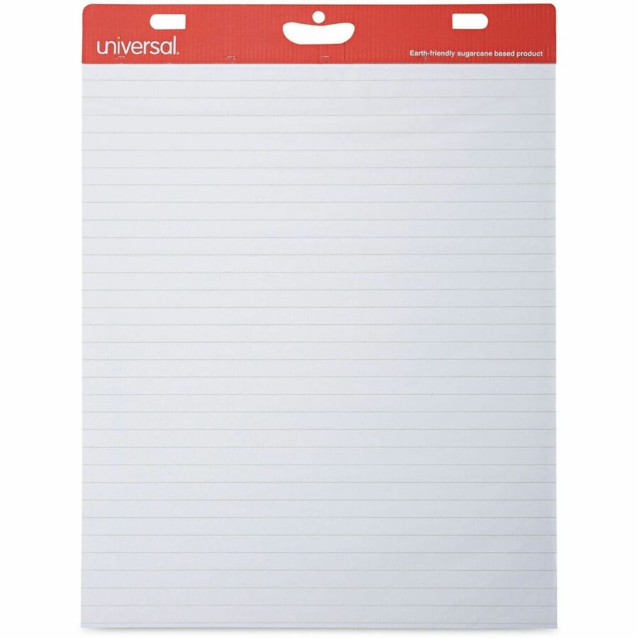 Universal Easel Pad - 1 Subject(s) - 50 Sheets - Tape Bound - 15 lb Basis Weight - 34" Height x 27" Width - White Paper 