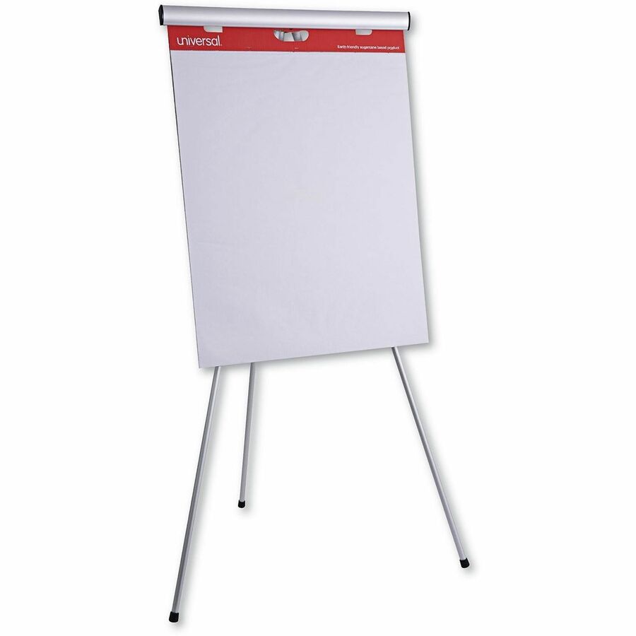 Universal Easel Pad - 1 Subject(s) - 50 Sheets - Tape Bound - Unruled Front Ruling - 15 lb Basis Weight - 34" Height x 2