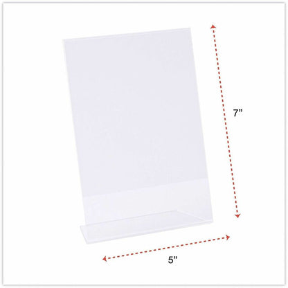 Universal Photo Frame - Holds 7" x 5" Insert - Rectangle - Desktop - Horizontal, Vertical - Durable, Shatter Proof - Pol