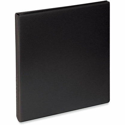 Universal Slant D-Ring View Binder, 3 Rings, 0.5" Capacity, 11 x 8.5, Black - 1/2" Binder Capacity - Letter - 8 1/2" x 1