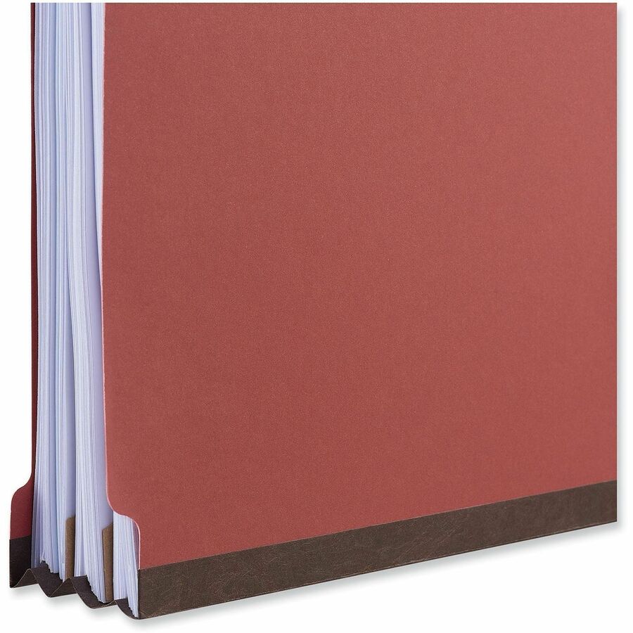 Universal 2/5 Tab Cut Legal Recycled Classification Folder - 8 1/2" x 14" - 3" Expansion - 8 Fastener - 2" Fastener Capa