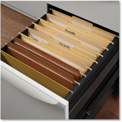 Universal Straight Tab Cut Letter Recycled Top Tab File Folder - 8 1/2" x 11" - 3/4" Expansion - Top Tab Position - 11 p