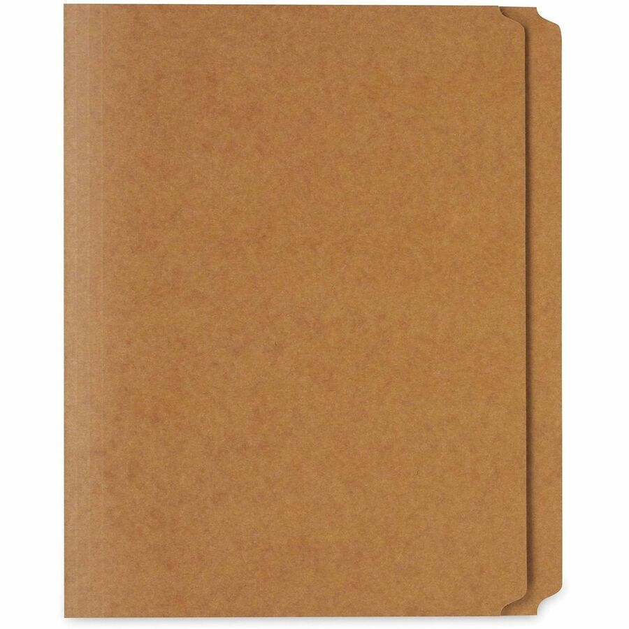 Universal Straight Tab Cut Letter Recycled Top Tab File Folder - 8 1/2" x 11" - 3/4" Expansion - Top Tab Position - 11 p