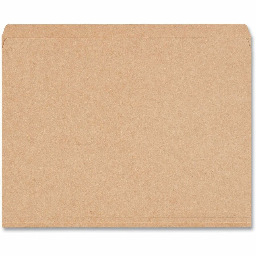 Universal Straight Tab Cut Letter Recycled Top Tab File Folder - 8 1/2" x 11" - 3/4" Expansion - Top Tab Position - 11 p