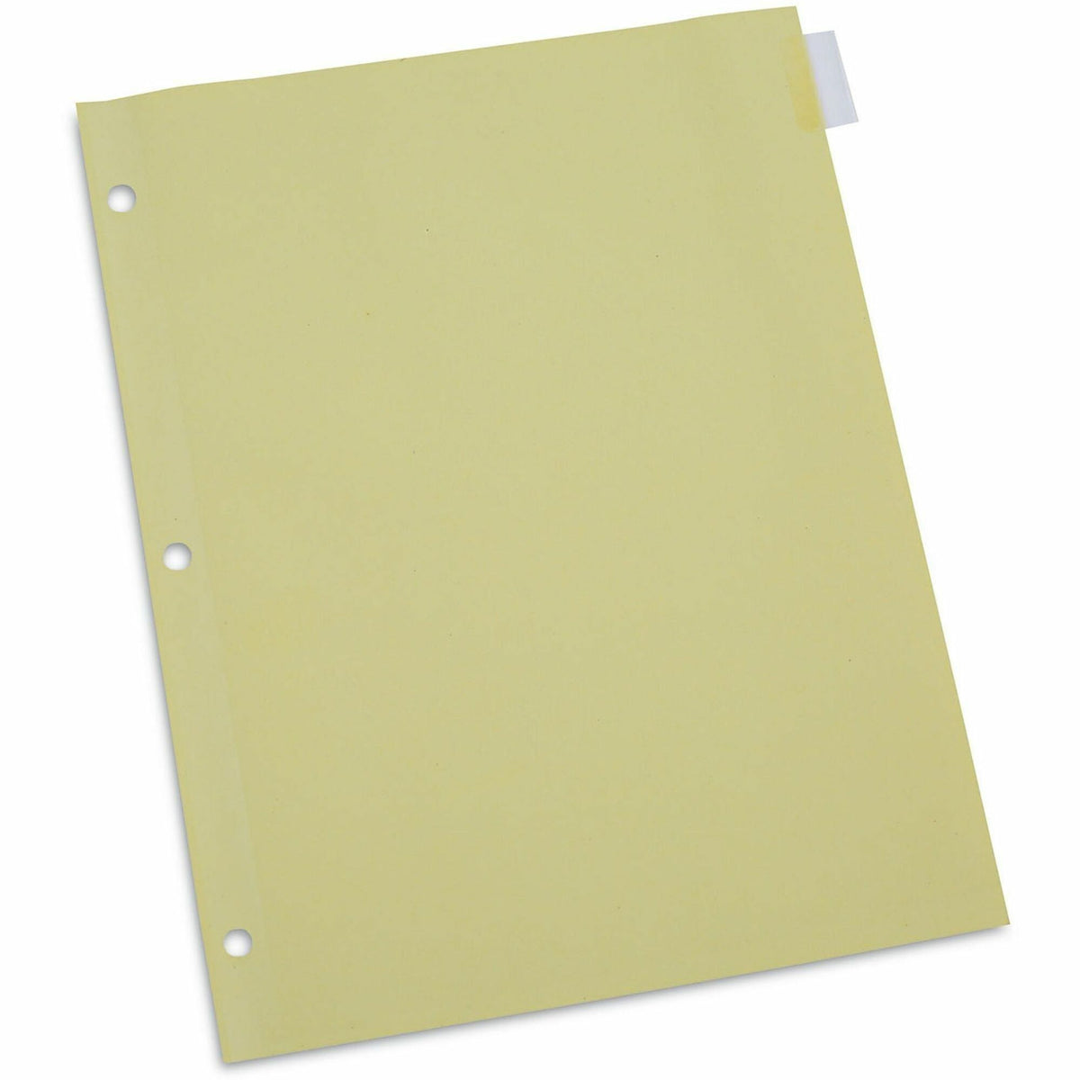 Universal Insertable Tab Index, 8-Tab, 11 x 8.5, Buff, Clear Tabs, 24 Sets - 8 Side Tab(s) - Letter - 8.50" Width x 11" 