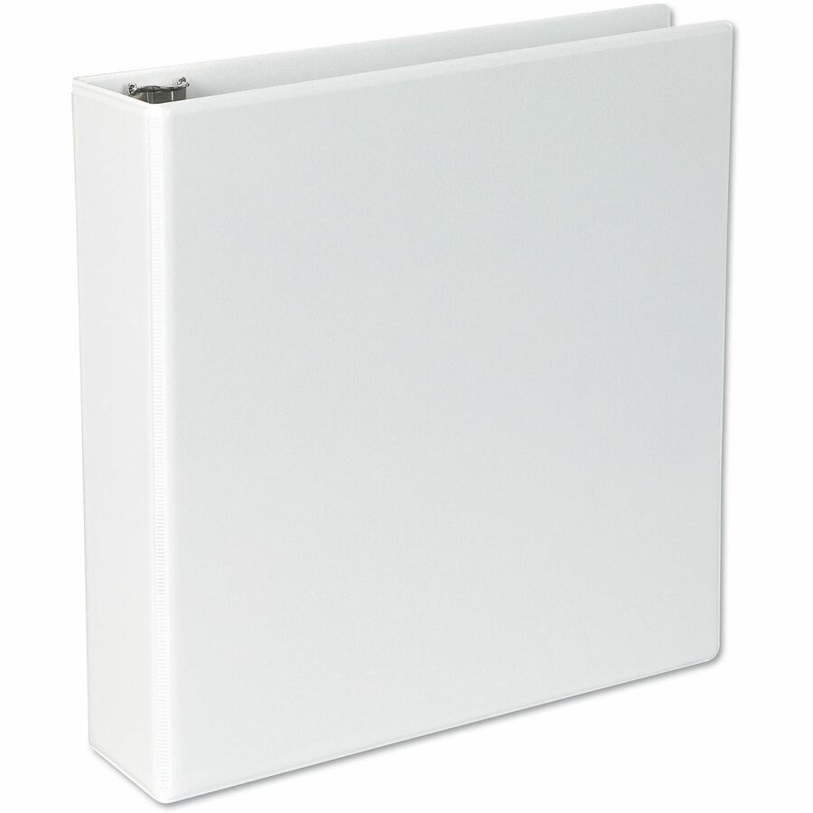 Universal Slant D-Ring View Binder, 3 Rings, 2" Capacity, 11 x 8.5, White - 2" Binder Capacity - Letter - 8 1/2" x 11" S