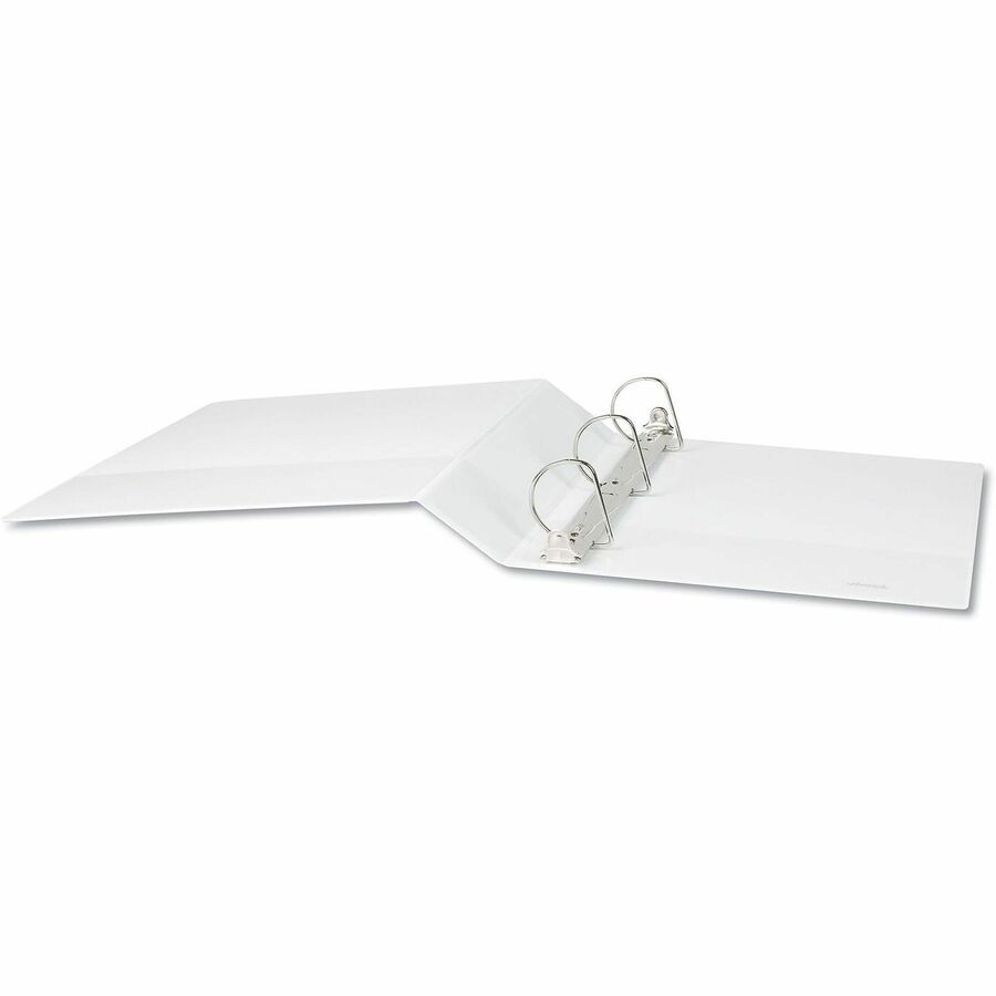 Universal Slant D-Ring View Binder, 3 Rings, 2" Capacity, 11 x 8.5, White - 2" Binder Capacity - Letter - 8 1/2" x 11" S