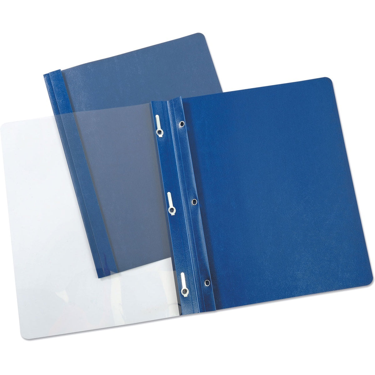Universal Report Cover - 1/2" Folder Capacity - 8 1/2" x 11" - 100 Sheets Capacity - 3 x 3-prong Fastener - Punched - 25