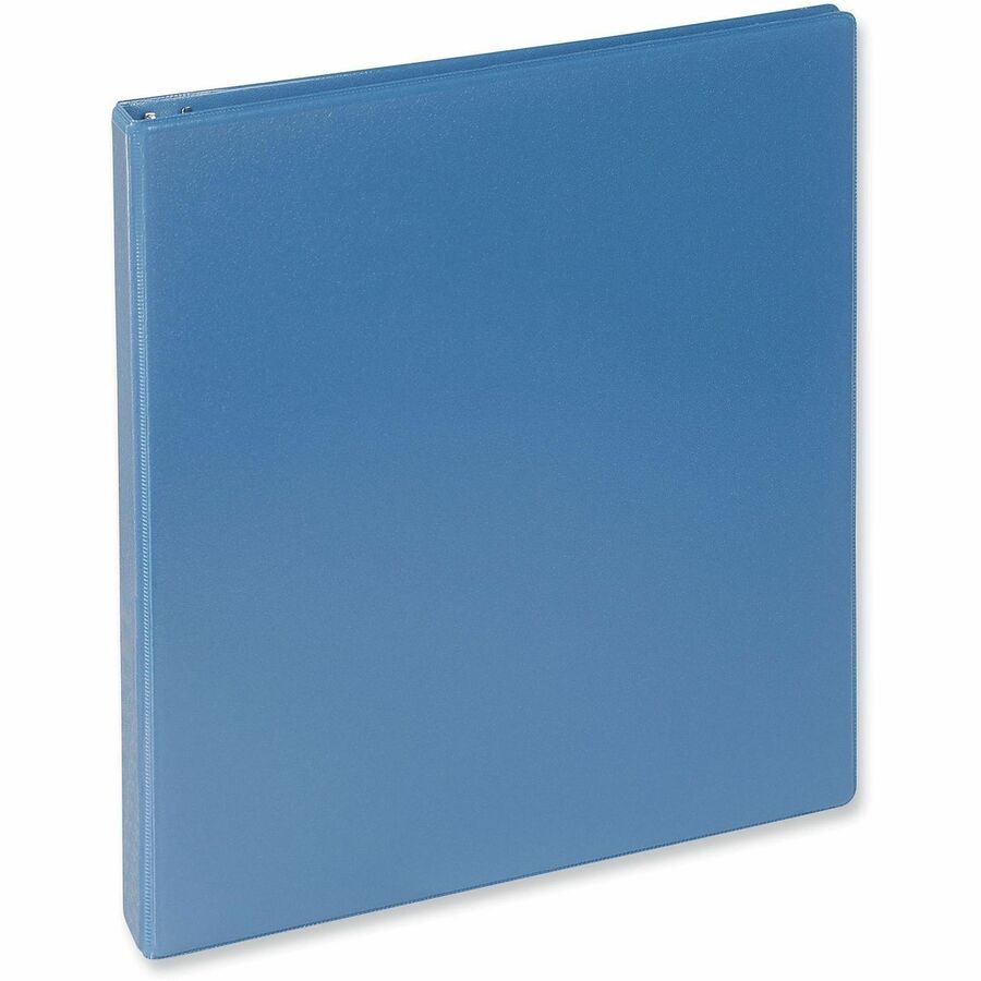 Universal Slant D-Ring View Binder, 3 Rings, 0.5" Capacity, 11 x 8.5, Light Blue - 1/2" Binder Capacity - Letter - 8 1/2