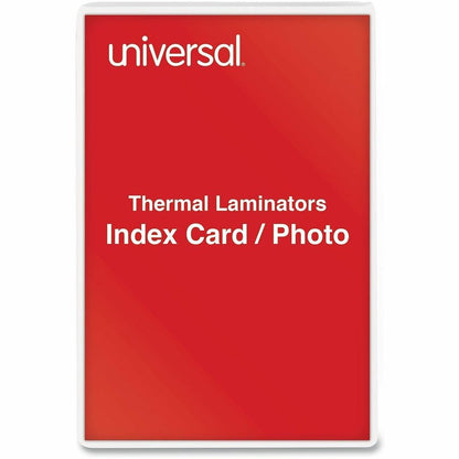 Universal Laminating Pouch - Laminating Pouch/Sheet Size: 6.50" Width x 5 mil Thickness - Crystal - 100 / Box