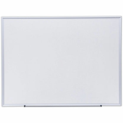 Universal Deluxe Melamine Dry Erase Board, 48" x 36" , White Surface, Satin Aluminum Frame - 48" (4 ft) Width x 36" (3 f