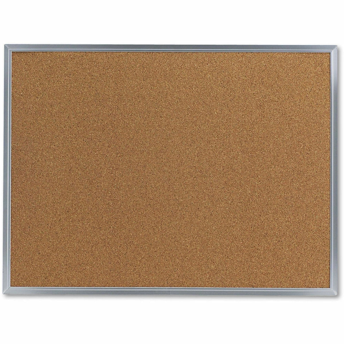 Universal Bulletin Board - 18" Board Height x 24" Board Width x 1.30" Board Depth - Tan Cork Surface - Resilient, Self-h