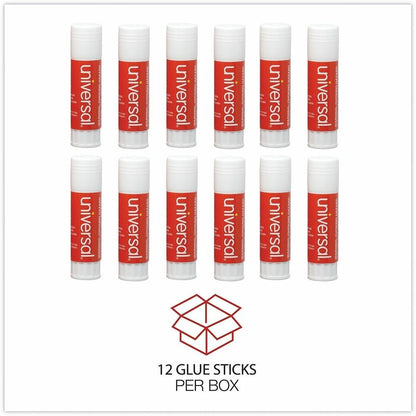 Universal Glue Stick - 0.74 oz - Clear - 12 / Pack