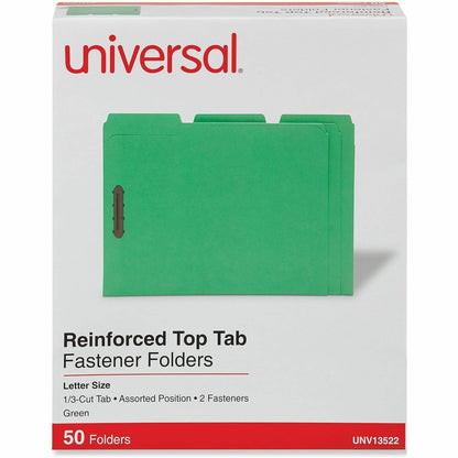 Universal 1/3 Tab Cut Letter Recycled Classification Folder - 8 1/2" x 11" - 3/4" Expansion - 2 Fastener - 2" Fastener C