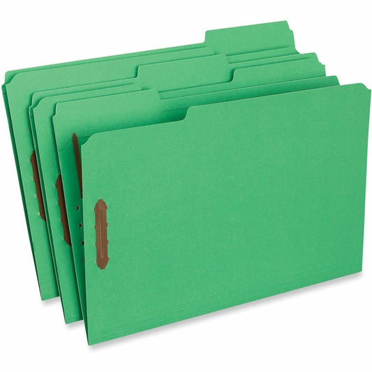 Universal 1/3 Tab Cut Legal Recycled Classification Folder - 8 1/2" x 14" - 3/4" Expansion - 2 Fastener - 2" Fastener Ca