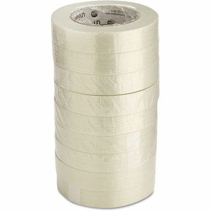 Universal 190# Medium Grade Filament Tape, 3" Core, 24 mm x 54.8 m, Clear - 59.93 yd Length x 0.94" Width x 6.2 mil Thic