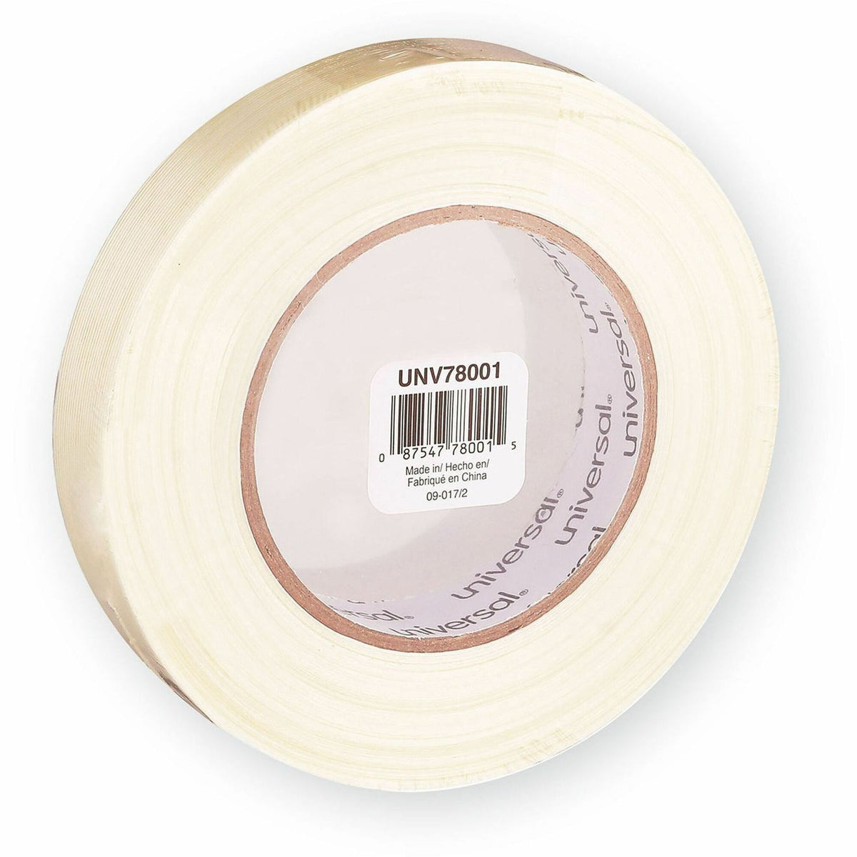 Universal 190# Medium Grade Filament Tape, 3" Core, 24 mm x 54.8 m, Clear - 59.93 yd Length x 0.94" Width x 6.2 mil Thic