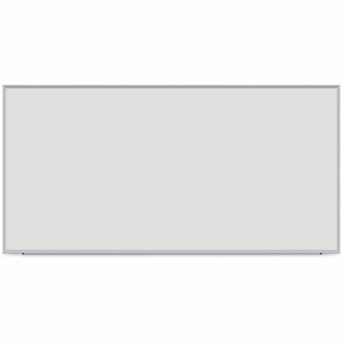 Universal Dry Erase Board - 96" (8 ft) Width x 48" (4 ft) Height - White Melamine Surface - Anodized Aluminum Frame - 1 