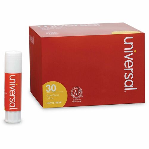 Universal Glue Stick - 0.28 oz - Clear - 30 / Pack