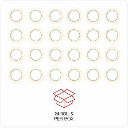 Universal General-Purpose Masking Tape, 3" Core, 48 mm x 54.8 m, Beige, 24/Carton - 59.93 yd Length x 1.89" Width x 5.5 