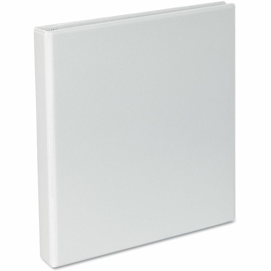 Universal Slant D-Ring View Binder, 3 Rings, 1" Capacity, 11 x 8.5, White, 4/Pack - 1" Binder Capacity - Letter - 8 1/2"