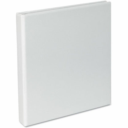 Universal Slant D-Ring View Binder, 3 Rings, 1" Capacity, 11 x 8.5, White, 4/Pack - 1" Binder Capacity - Letter - 8 1/2"