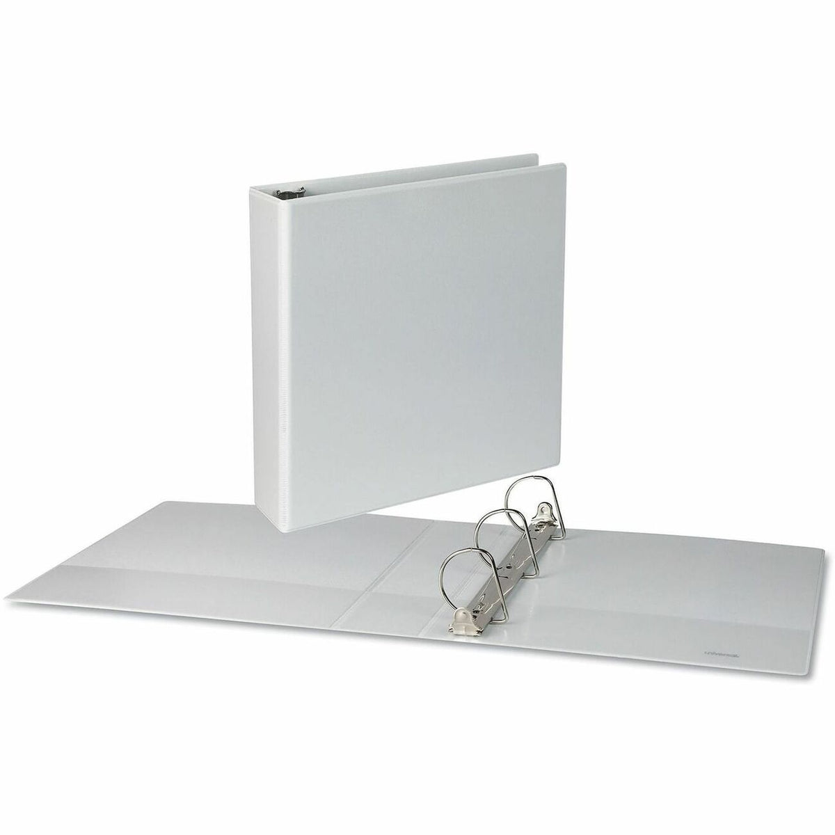 Universal Slant D-Ring View Binder, 3 Rings, 2" Capacity, 11 x 8.5, White, 4/Pack - 2" Binder Capacity - Letter - 8 1/2"