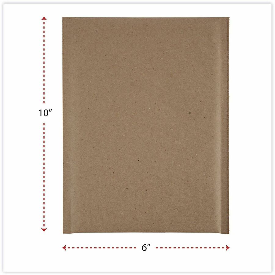 Universal Mailer - Bubble - #0 - Self Adhesive - Natural Kraft - Kraft Paper - 200 / Carton