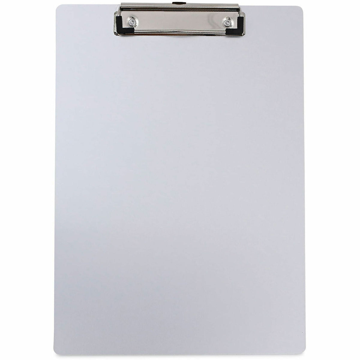 Universal Clipboard - 0.50" Clip Capacity - Storage for Document, Paper - 8 1/2" x 11" Sheet Size - Aluminum - Aluminum 