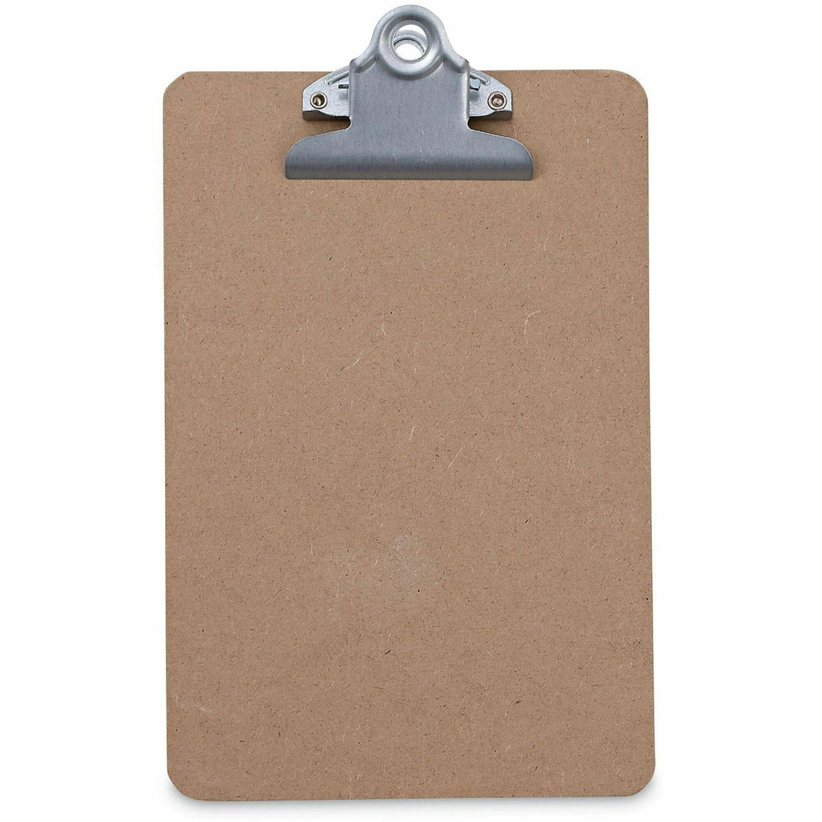 Universal Clipboard - 0.75" Clip Capacity - Storage for Document, Form, Paper - 5" x 8" Sheet Size - Hardboard - Brown -