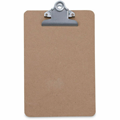 Universal Clipboard - 0.75" Clip Capacity - Storage for Document, Form, Paper - 5" x 8" Sheet Size - Hardboard - Brown -