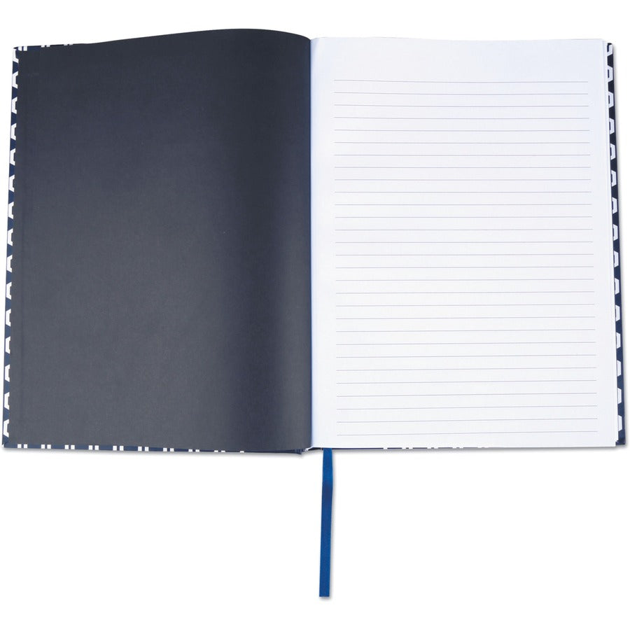 Universal Notebook - 1 Subject(s) - 150 Sheets - Sewn - Wide Ruled, Legal Ruled Front Ruling - 47 lb Basis Weight - 10.5